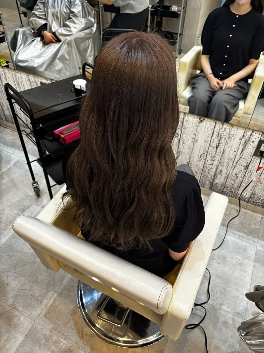 ロング カラー 透明感カラー カット ヘアカラー あすか/ 松本/モデル様募集中のヘアスタイル