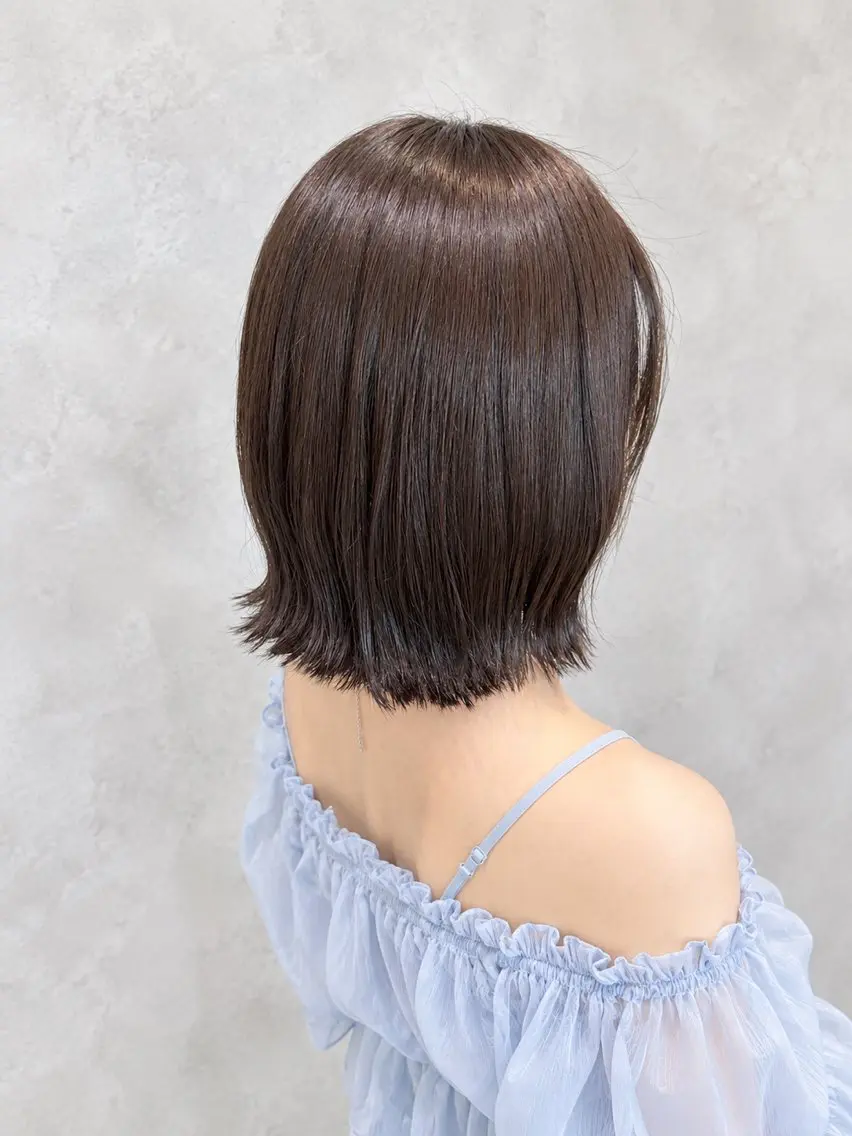 ミディアム カラー 🫧ツヤ髪/透明感 カラー🫧AOIのヘアスタイル