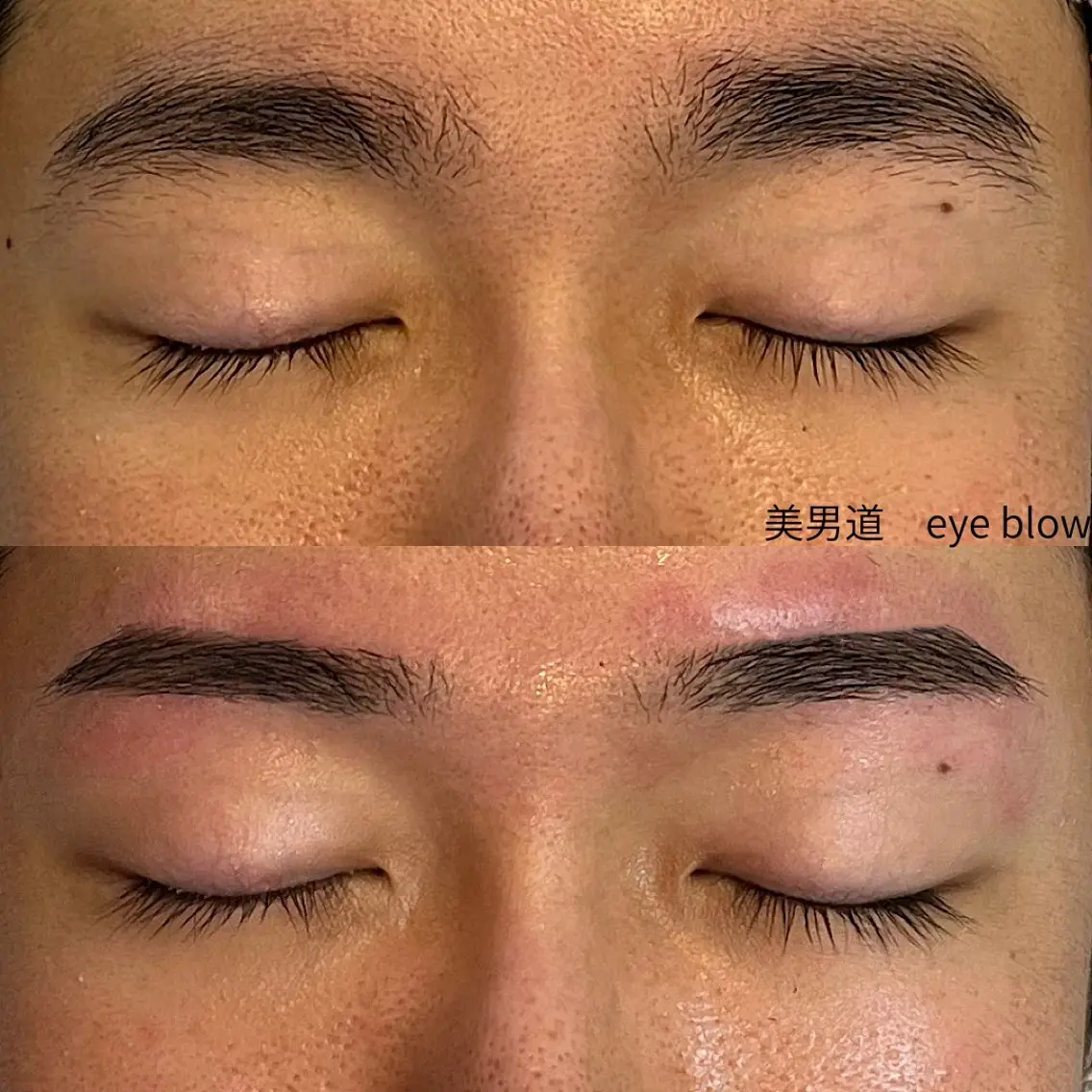 メンズ アイブロウ ワックス脱毛 眉カット BINANDO 桑原の眉毛・アイブロウイメージ