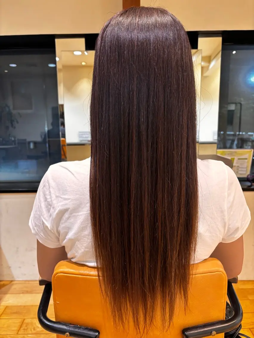 カラー CLAPSコハク モデル募集のヘアスタイル