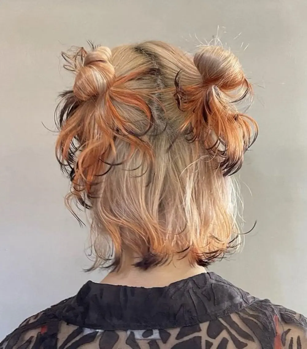 カラー 艶髪/ミルクティー ブラウン🐾  てちのヘアスタイル