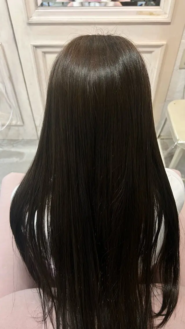ロング 濵﨑 理奈のヘアスタイル
