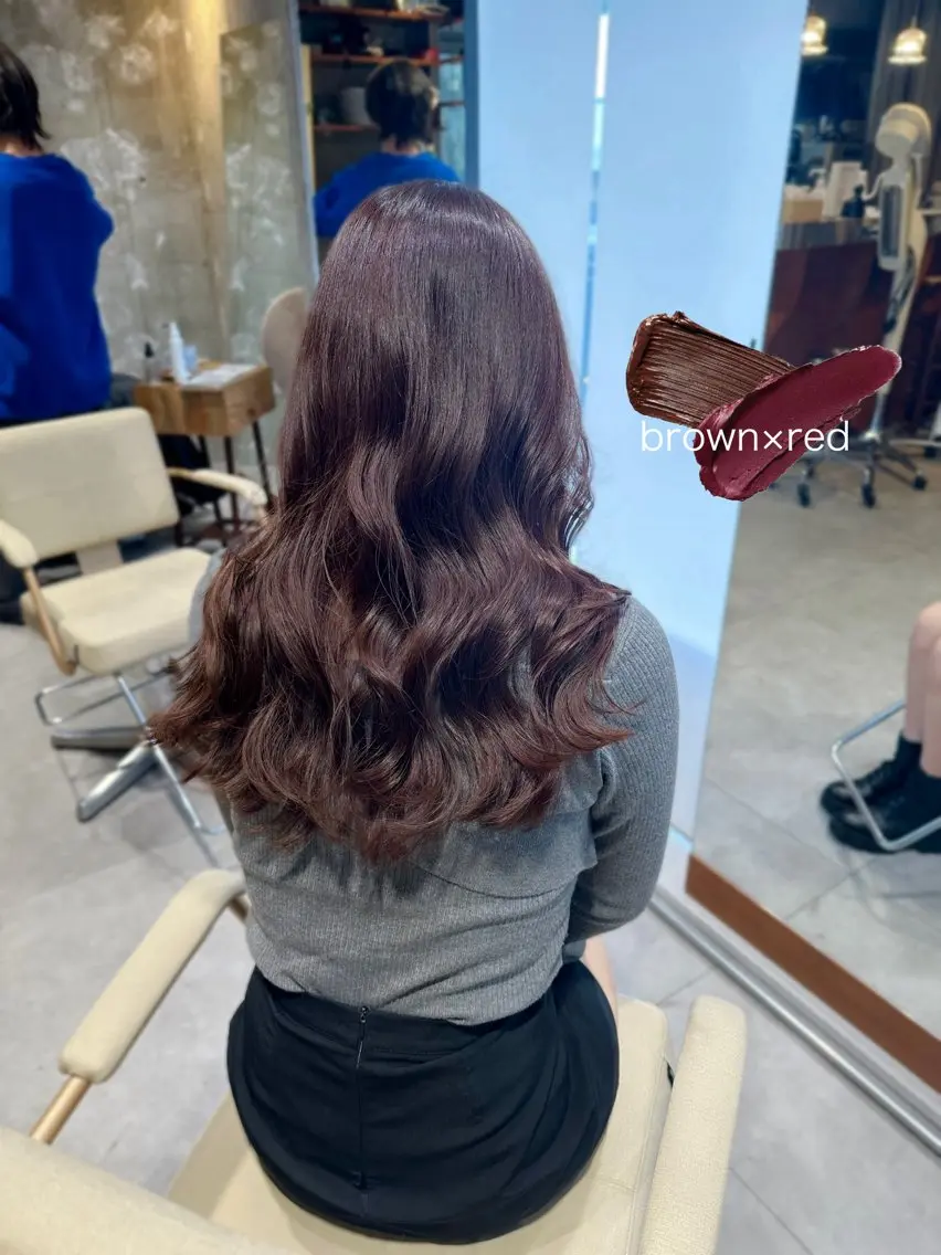 ロング 小林 夢羽のヘアスタイル