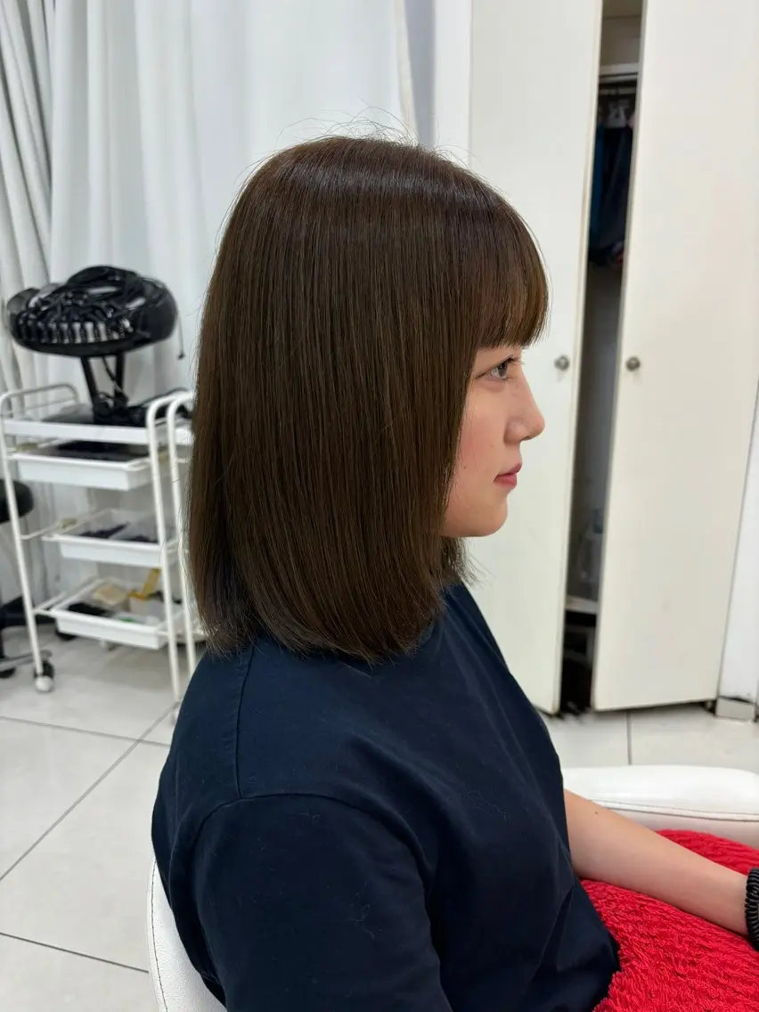ミディアム カラー カット ヘアカラー 🌨️Ash平井店 ハセベ🌨️のヘアスタイル
