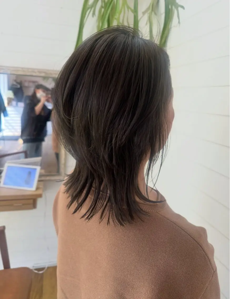 ショート ヘアカラー 福井 咲羅のヘアスタイル