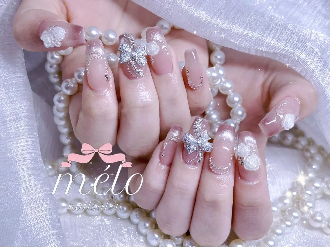 ネイル ハンドネイル Nailsalon mélo 🩷のネイルデザイン