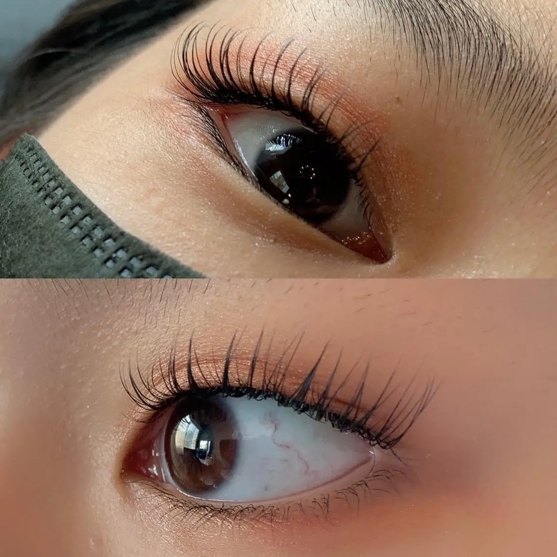 マツエク・マツパ Dカール フラットラッシュ SPINEL Sawaのヘアスタイル