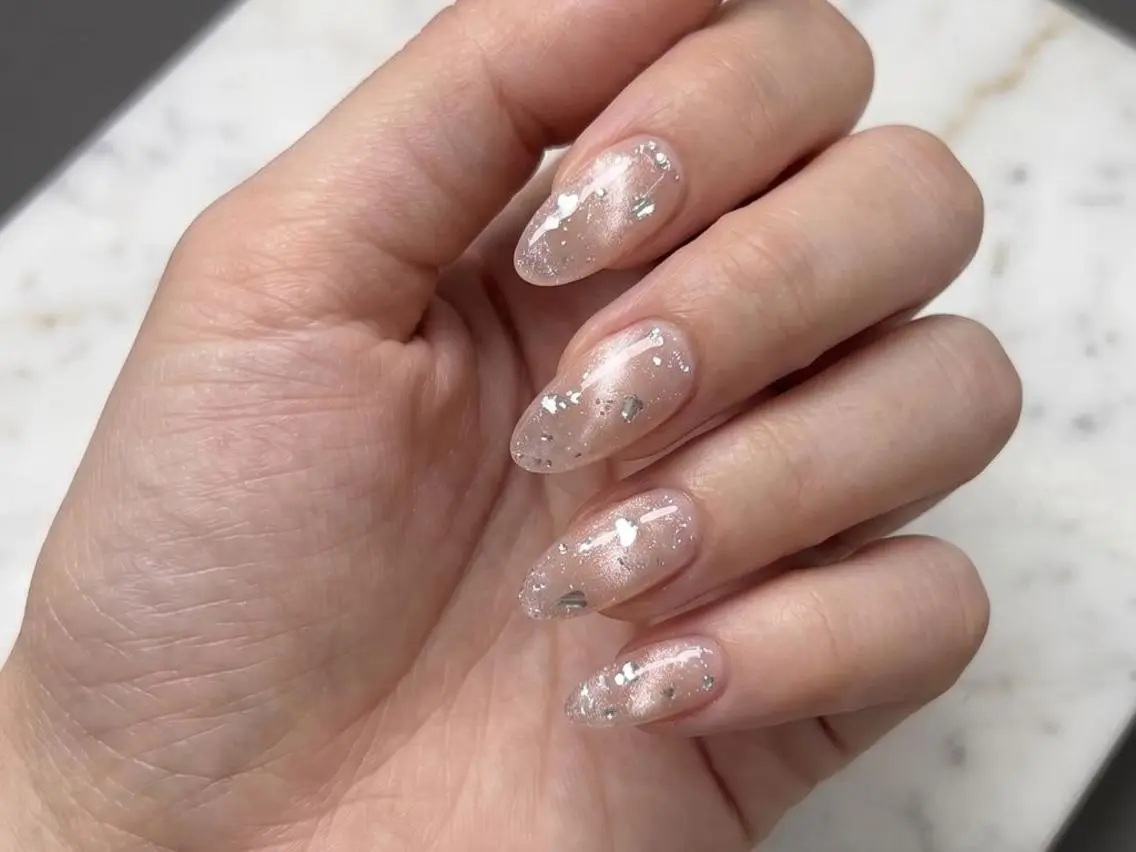 大人気♪流行💅炭酸シュワシュワ泡ネイル￥８８００⇒￥８０００の写真