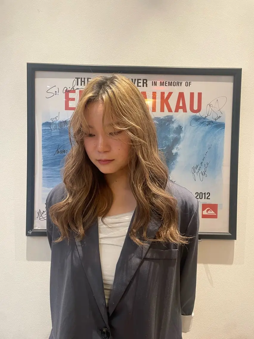 カラー ひまわり /LUAUのヘアスタイル