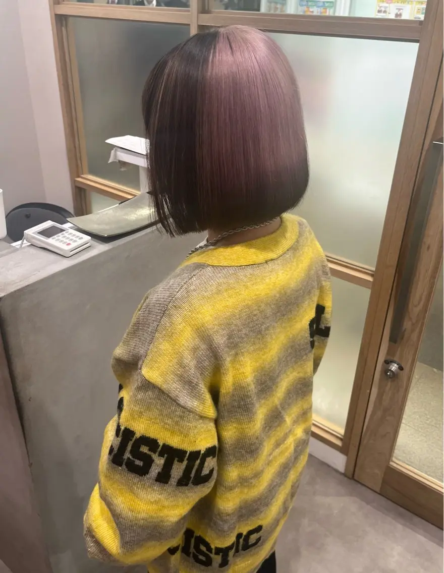 カラー カット ヘアカラー 河原 楓樹のヘアスタイル