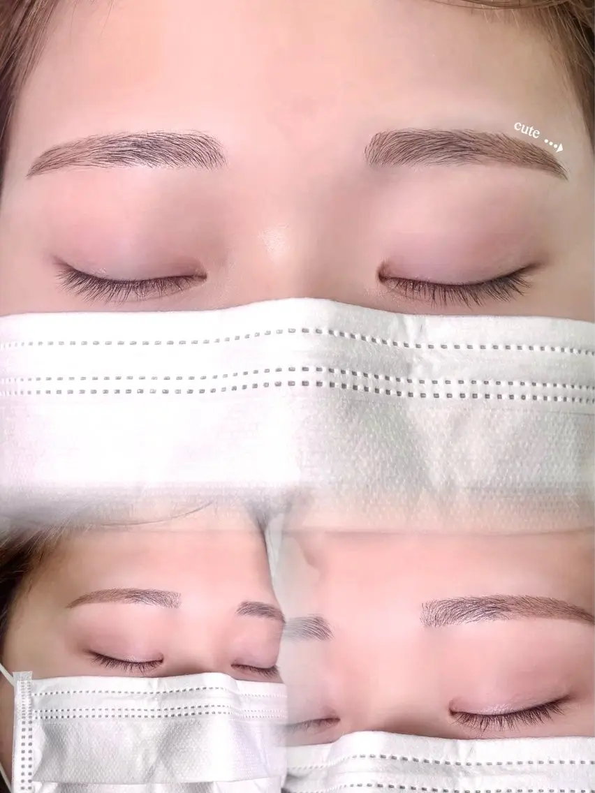 アイブロウ ワックス脱毛 眉カット yuyu🌙 SeneL🪽のマツエク・マツパデザイン