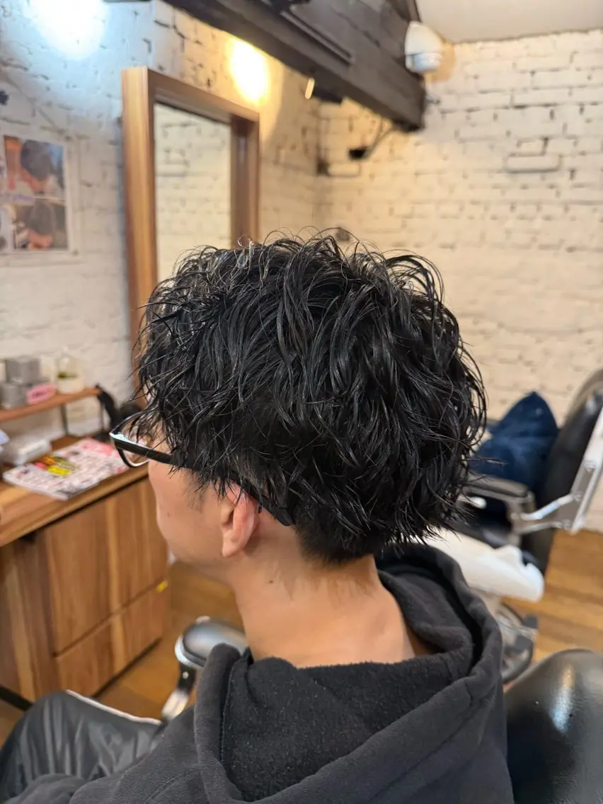 メンズ メンズパーマ ルシードスタイル プルス　池本海月のヘアスタイル