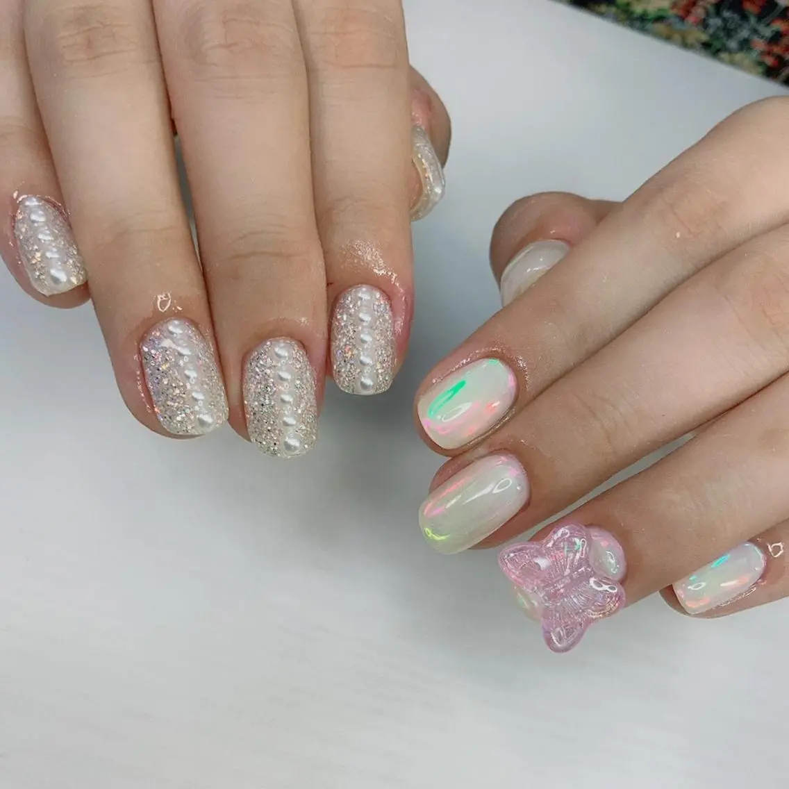 ネイル 氷ネイル・うるうるネイル . MAKI NAILのネイルデザイン