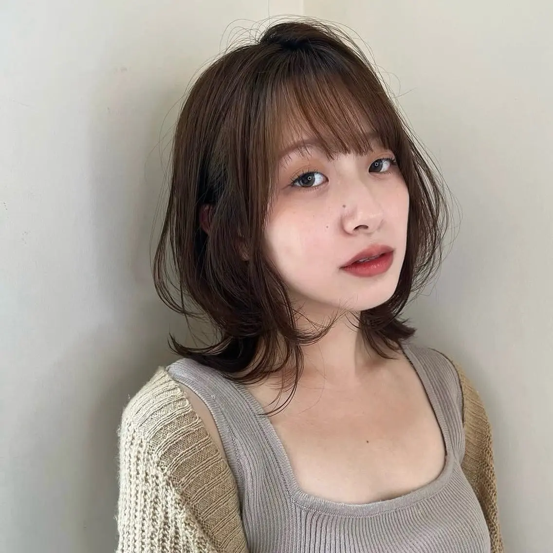 カラー ヘアカラー 塚原 怜音のヘアスタイル