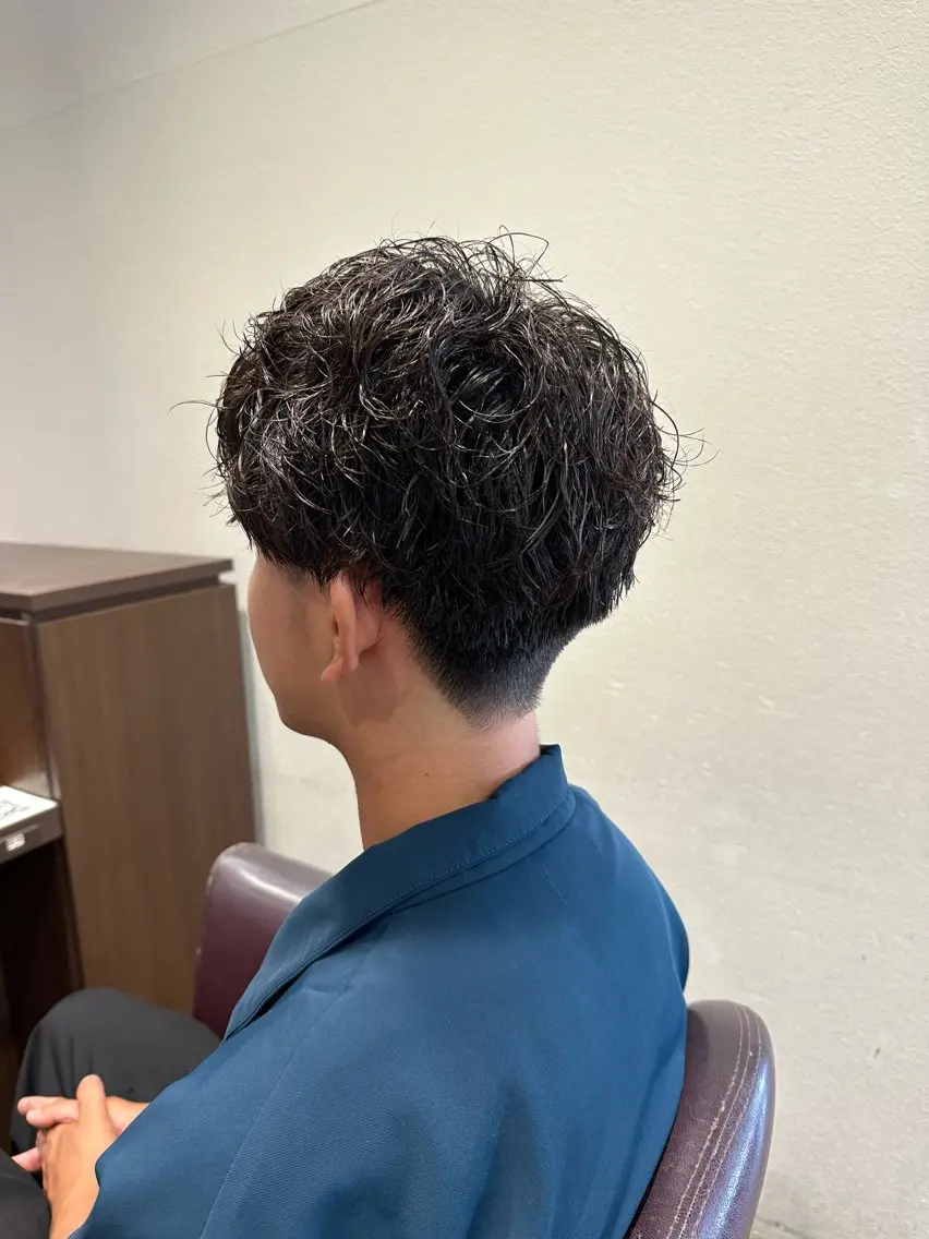 パーマ カット パーマ 岡嶋 菜々子のヘアスタイル