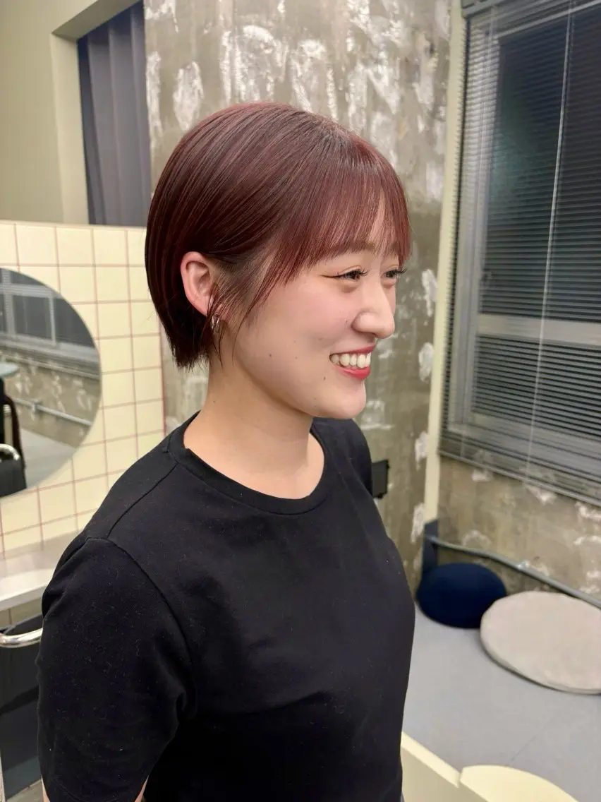 cut、color、ケアプロTR(5step)しっとり質感に!の写真