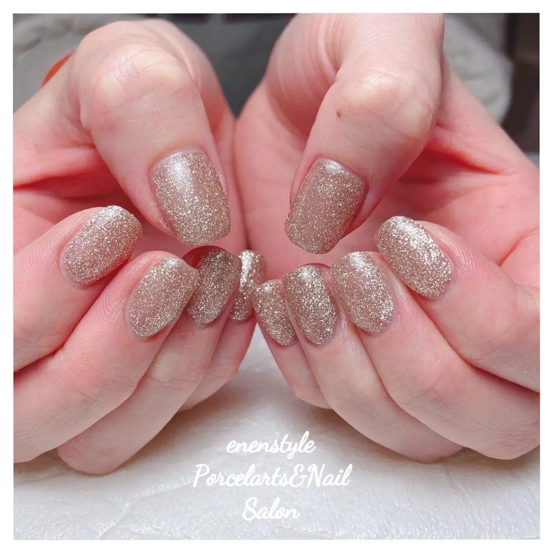 ミディアム ネイル 🐾enen style 🐾のネイルデザイン