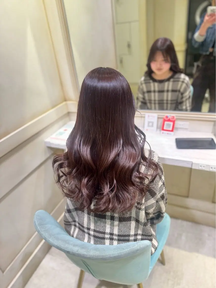 カラー ヘアカラー トリートメント 透明感ツヤカラー/ ゆうな💙のヘアスタイル