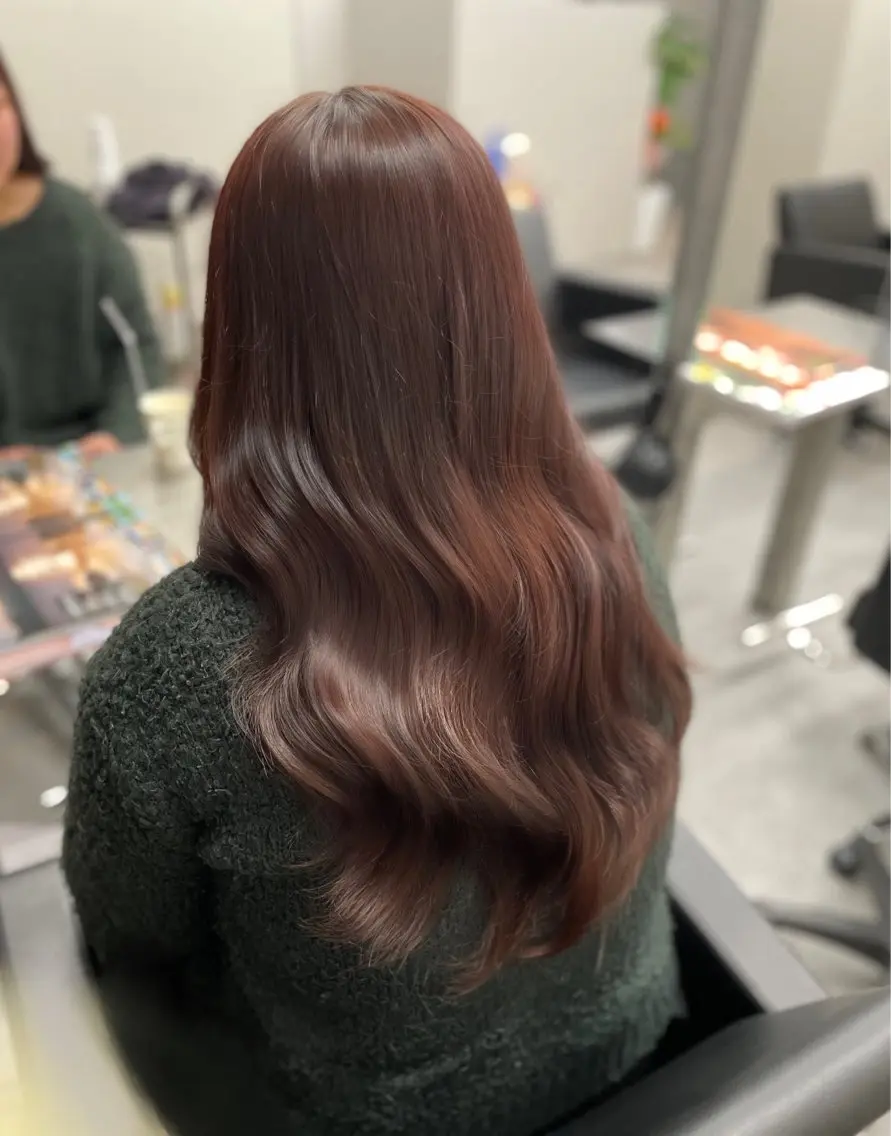 ロング カラー ブリーチ もも なのヘアスタイル