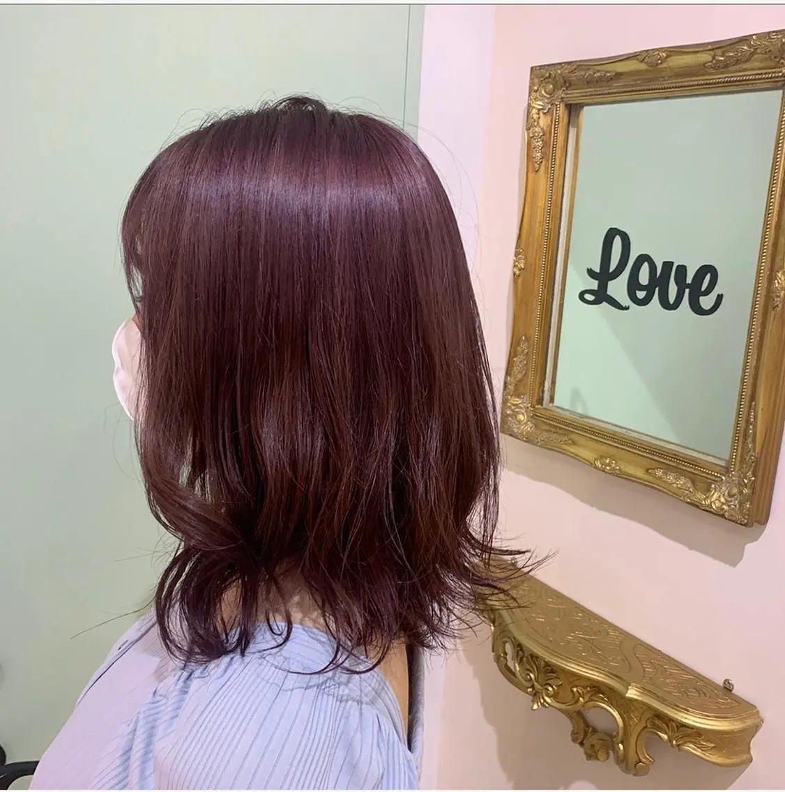 ショート カラー ラベンダーカラー ピンクカラー ピンクラベンダー 🕊️ HONOKAのヘアスタイル