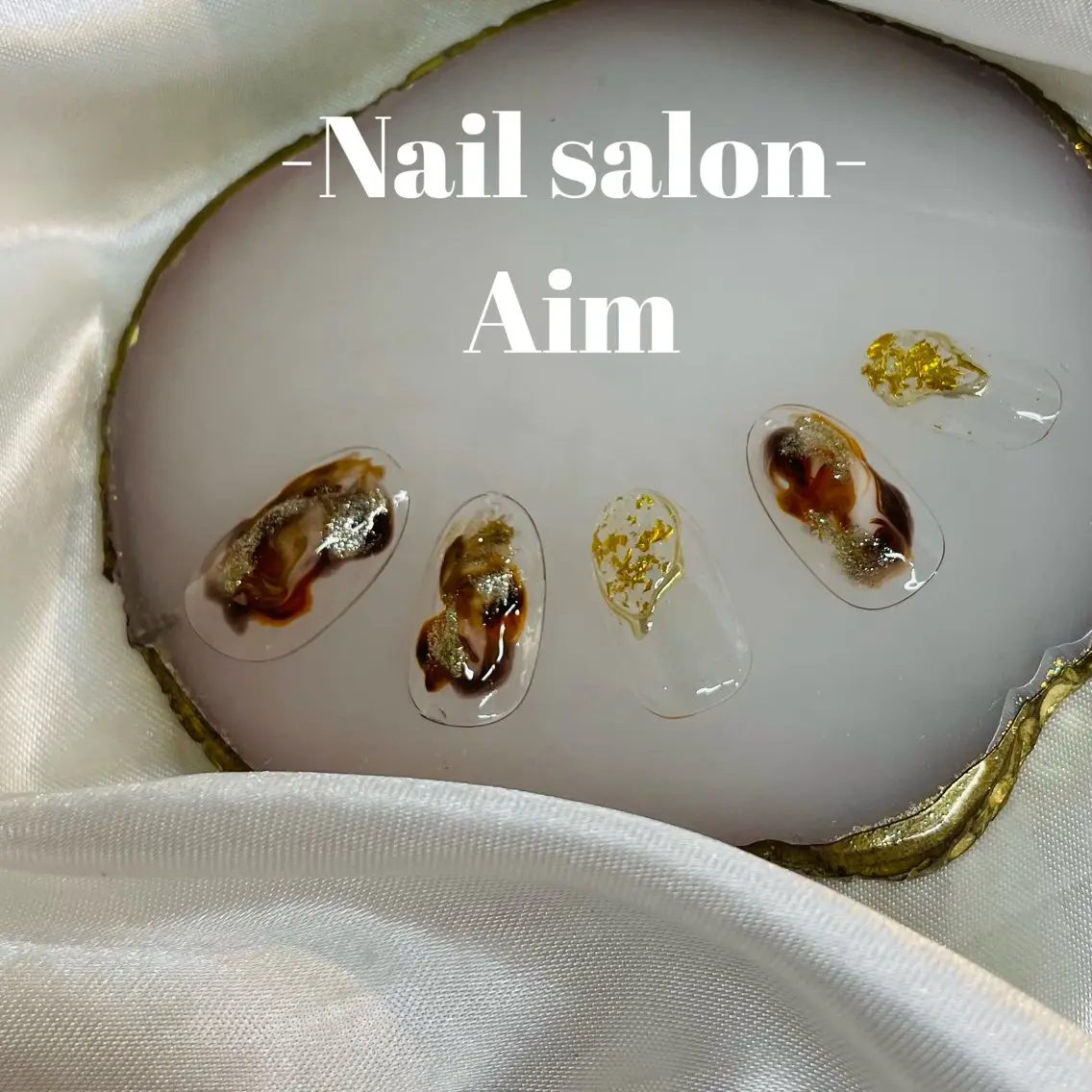 ネイル クリアネイル ハンドネイル Aim🌿 kanaのネイルデザイン