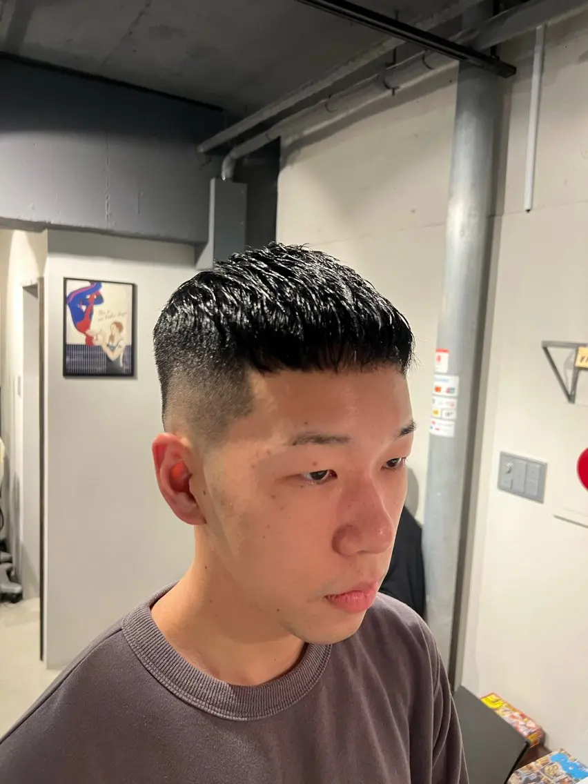 ショート 新宿無料メンズカット 松橋　風弥のヘアスタイル