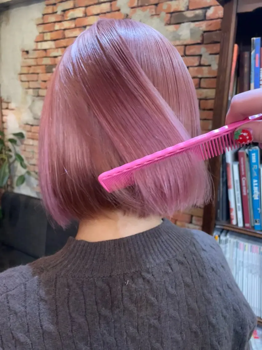 カラー ブリーチ 《原宿》暖色カラー kokoaのヘアスタイル