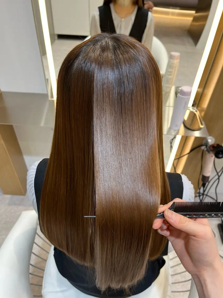 ロング カラー 八幡 空乃のヘアスタイル