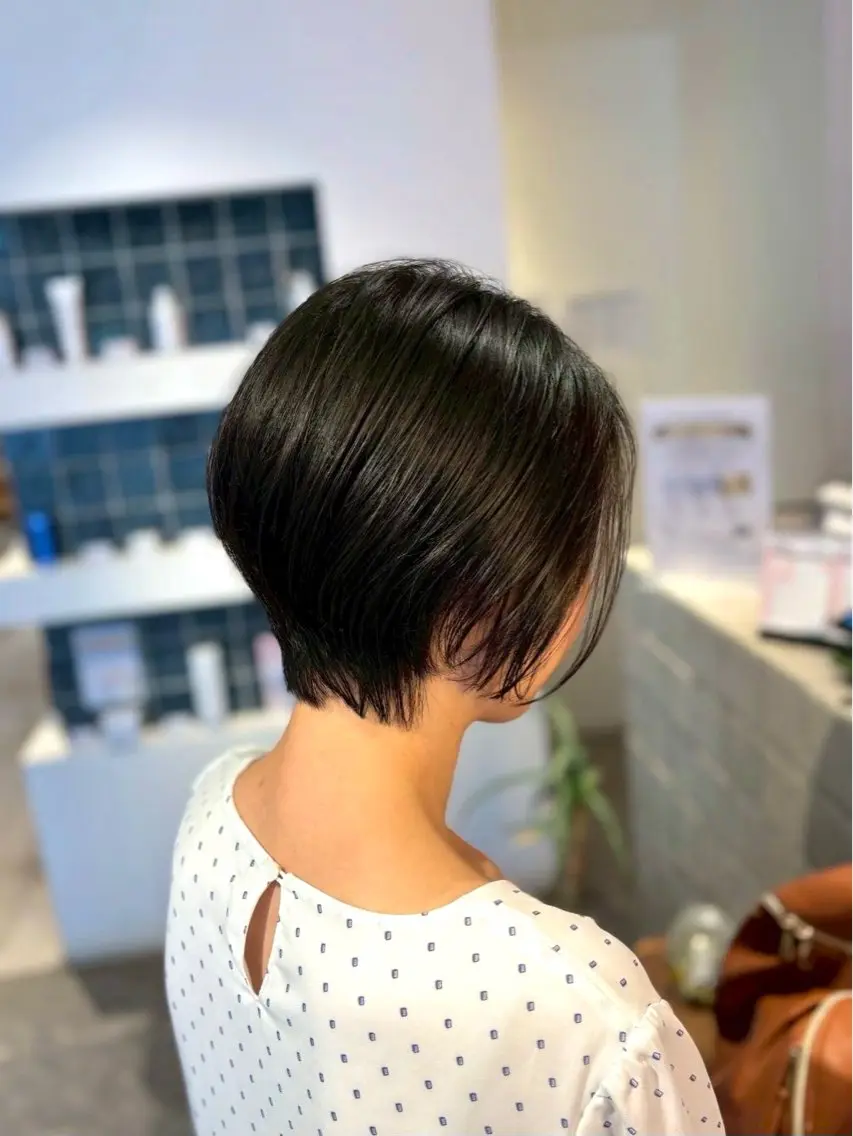 ショート カット トリートメント ヘッドスパ 【髪質改善/透明感】 上野 聖斗のヘアスタイル