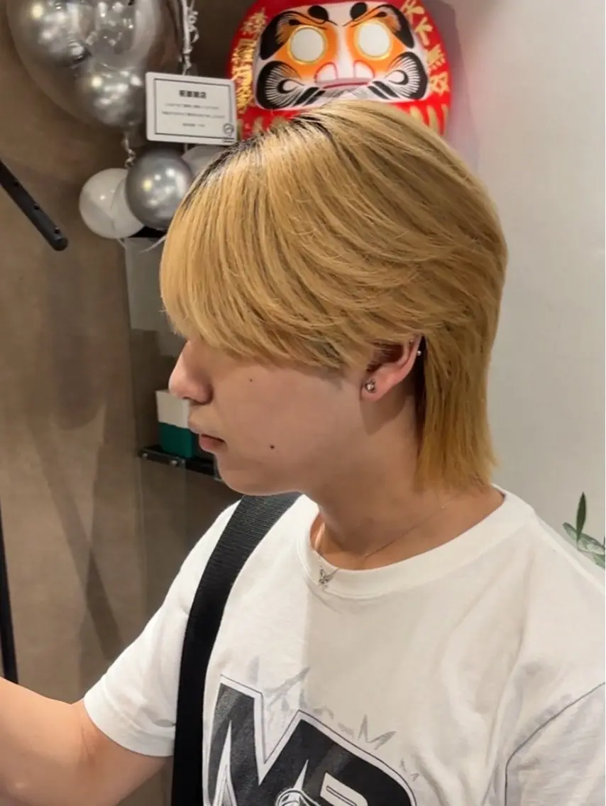パーマ メンズ カット ヘアカラー メンズ特化 RENのヘアスタイル
