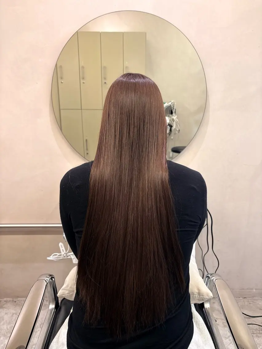 カラー ブリーチ 西村 はなののヘアスタイル