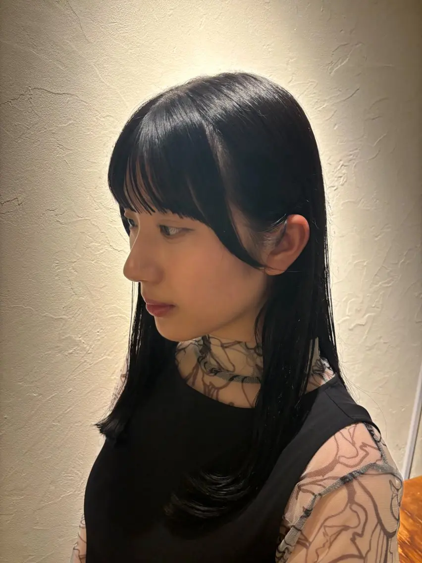 セミロング カラー ⌇🌹透明感カラー 🌹ᴍᴇɢᴜᴍɪ ⌇のヘアスタイル