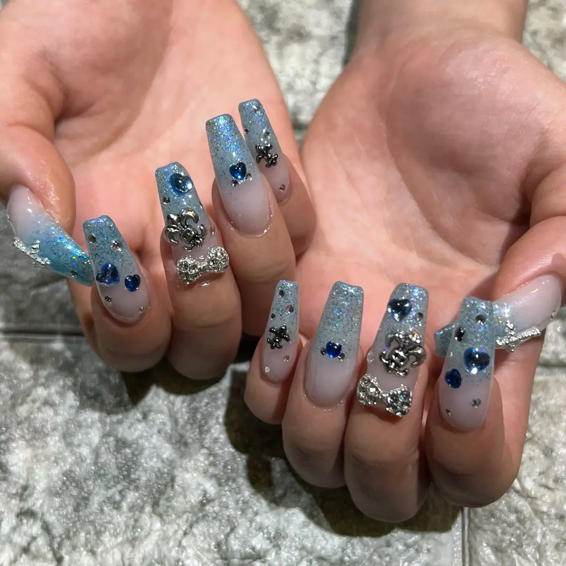 ネイル ハンドネイル アクリルスカルプ𓆈 RounGe町田店のネイルデザイン