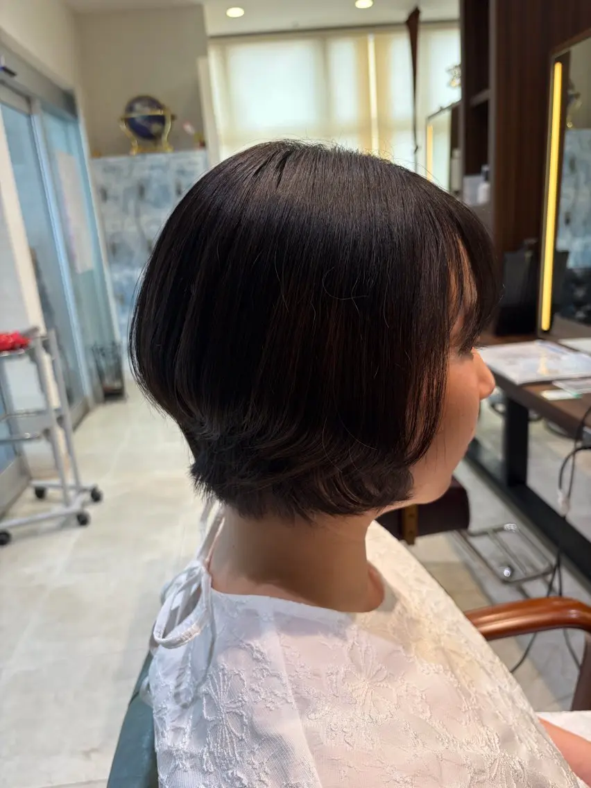 ショート ショートヘア カットカラーモデル /募集中🩵かれんのヘアスタイル