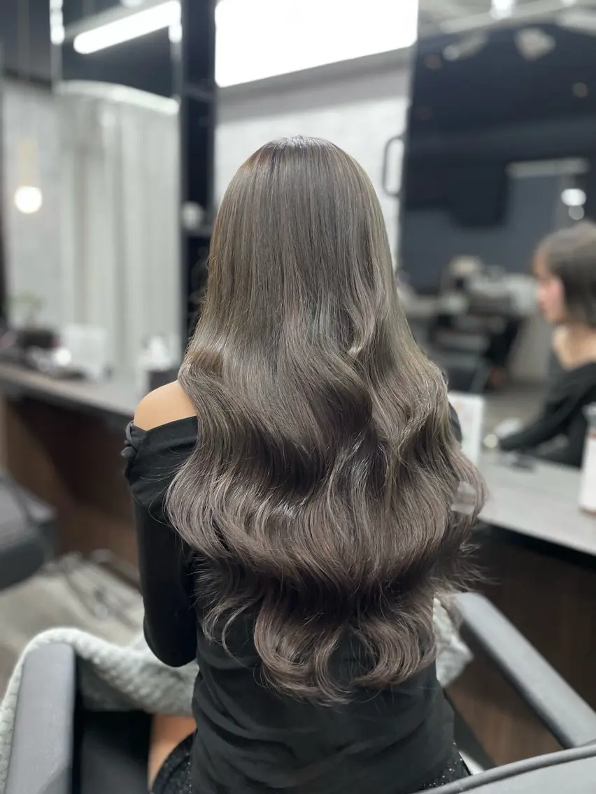 ロング ブリーチなしWカラー 超特化/YURAのヘアスタイル