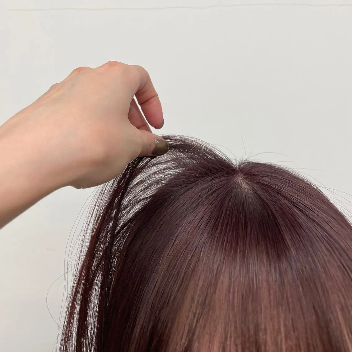カラー ブリーチ ブリーチなしカラー ピンクカラー clan .のヘアスタイル