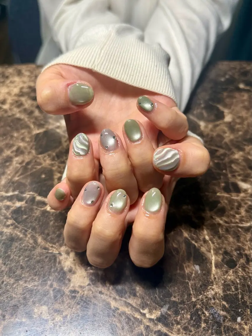 ネイル ハンドネイル IROHA NAIL 美優のネイルデザイン