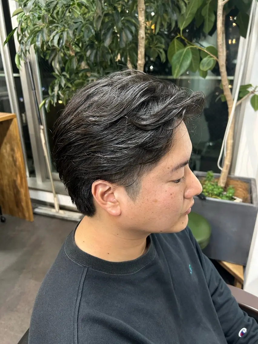 【期間限定🉐】メンズカット＋ニュアンスパーマの写真