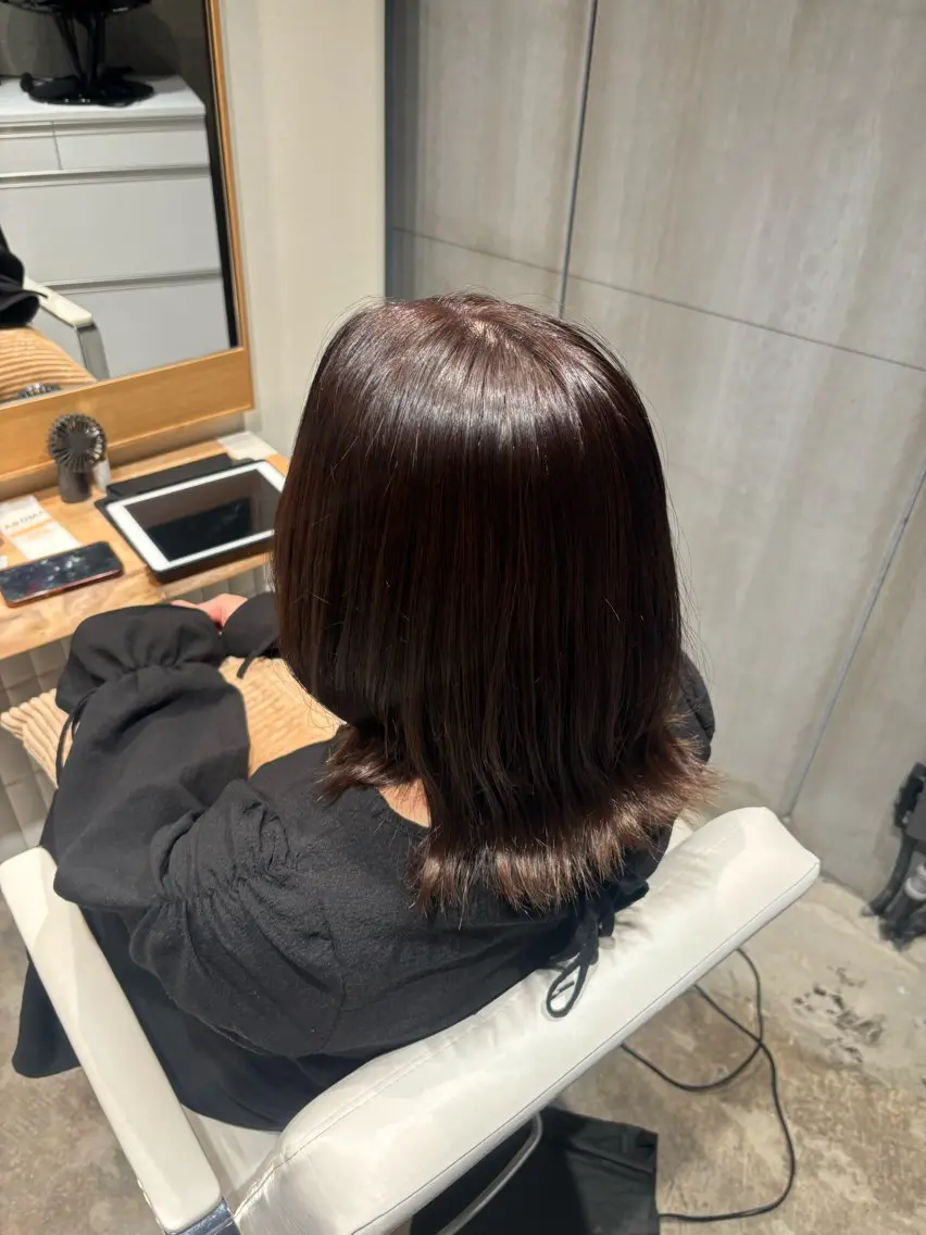 ミディアム あずま みはなのヘアスタイル