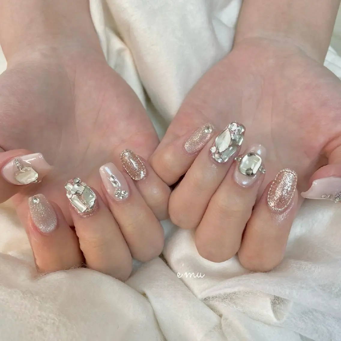 ネイル 韓国ネイル nail salon e'mu💐のネイルデザイン