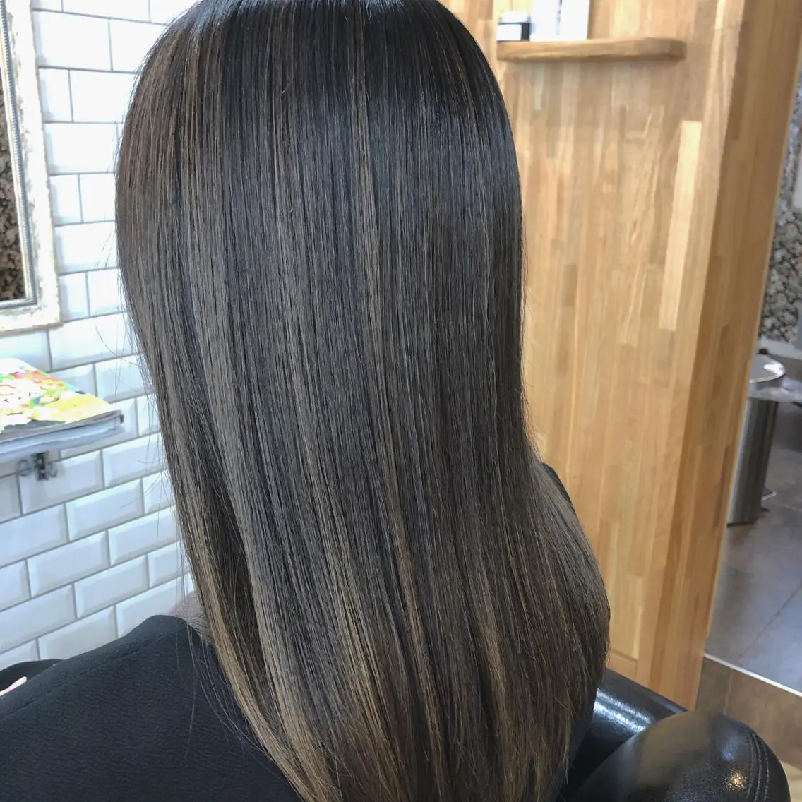 ロング カラー 橋本 敬介のヘアスタイル