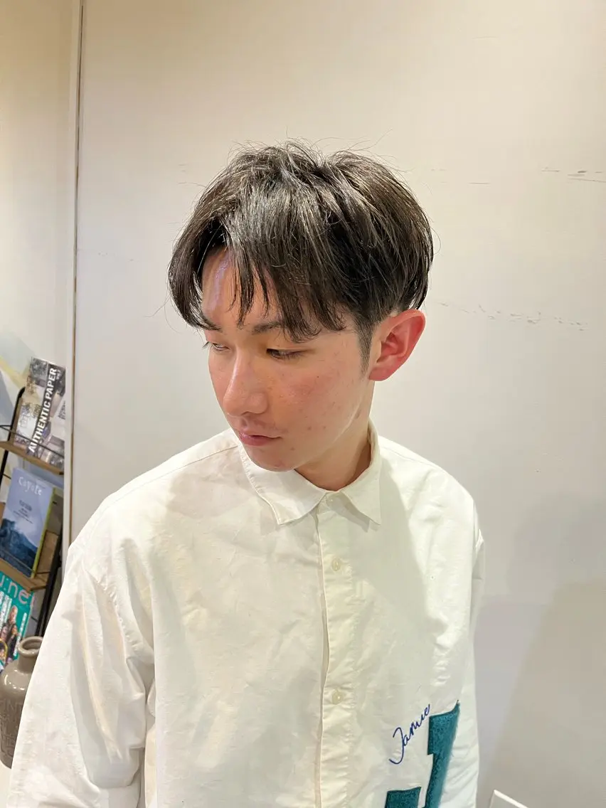 ショート カラー メンズ 文珠 花瑛のヘアスタイル