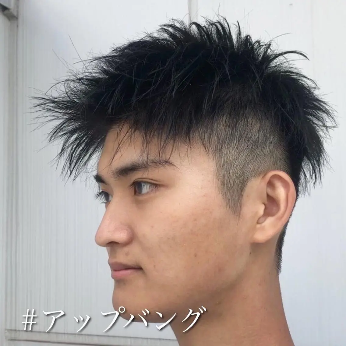 ショート メンズ アップバング ショートヘア カット トリートメント ⭐️メンズ特化⭐️ 上杉俊祐のヘアスタイル