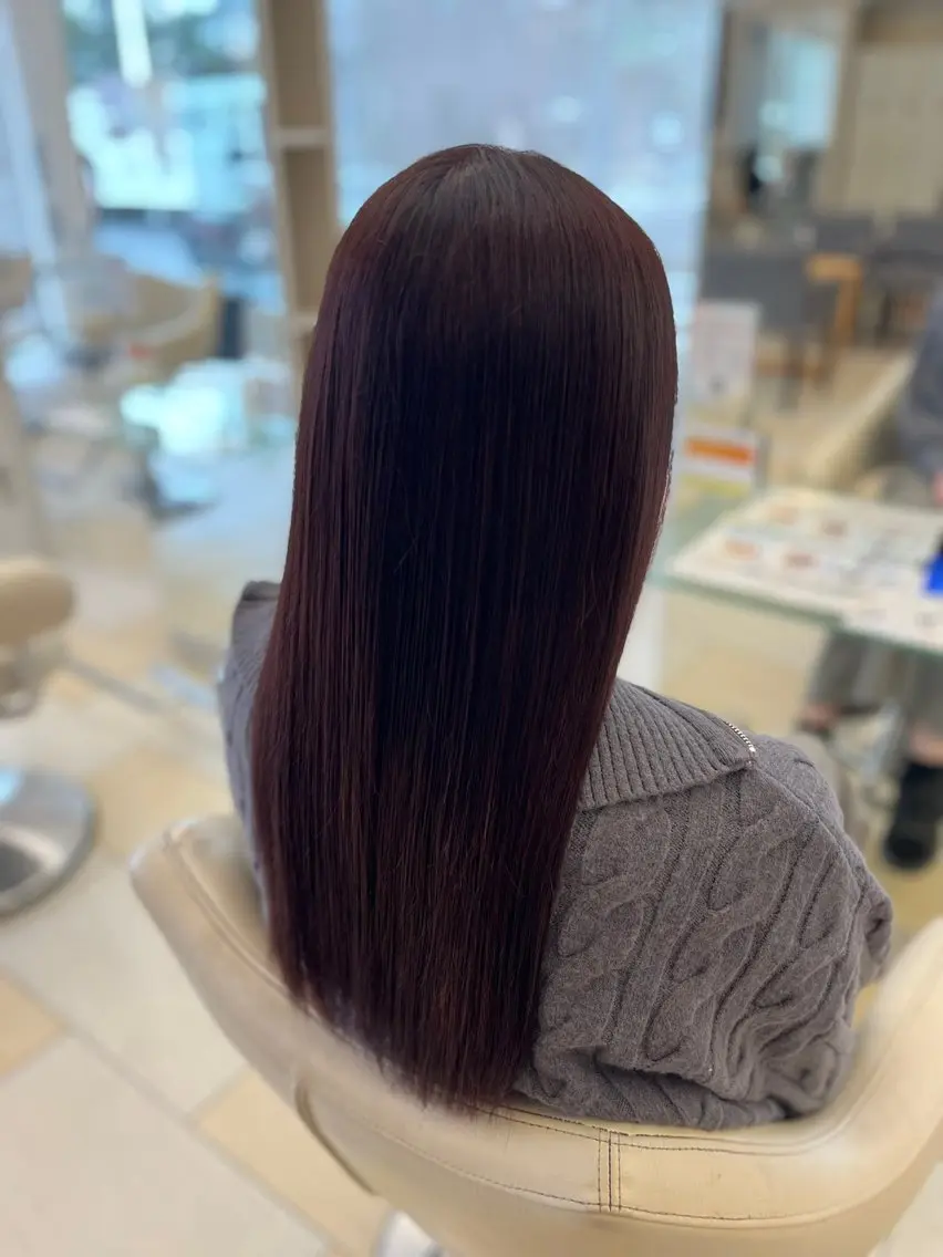 ロング カラー ヘアカラー トリートメント 村崎 美彩希のヘアスタイル