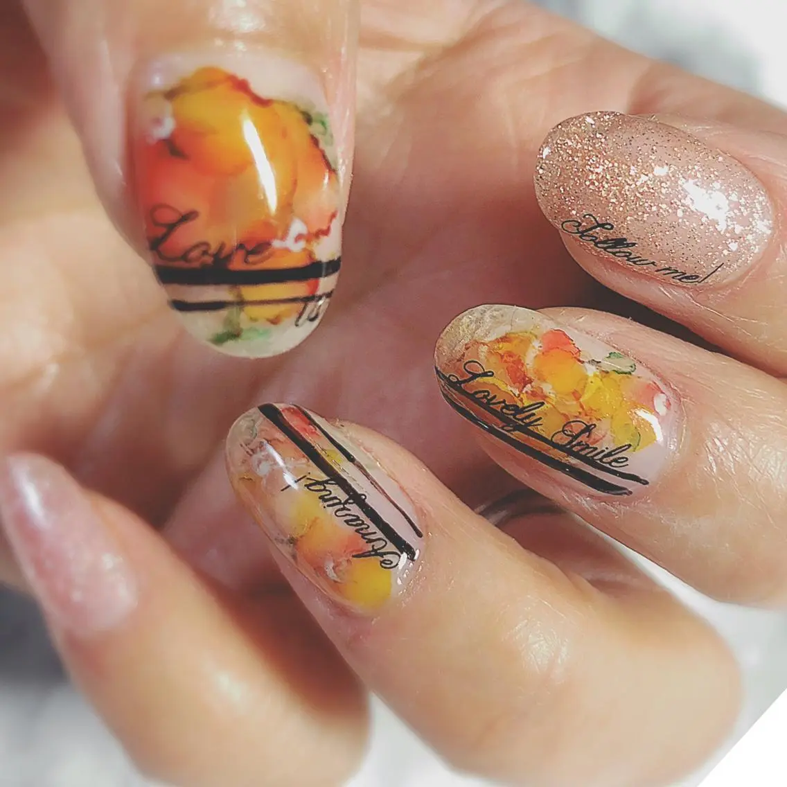ネイル アートネイル &nudgenail 本多のネイルデザイン