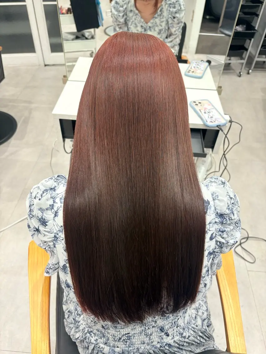 カラー ヘアカラー 💎yuina🦋 透明感カラーのヘアスタイル