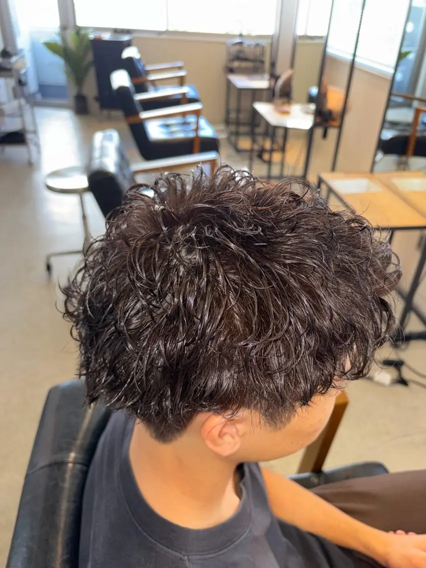 カラー メンズ ヘアカラー 艶透明感カラー/ 暖色カラー/髪質改善のヘアスタイル