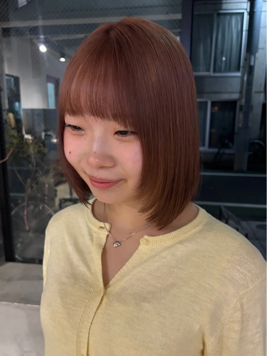 ミディアム カラー ヘアカラー 透明感カラー/ヘア アレンジ/あみ🎶のヘアスタイル