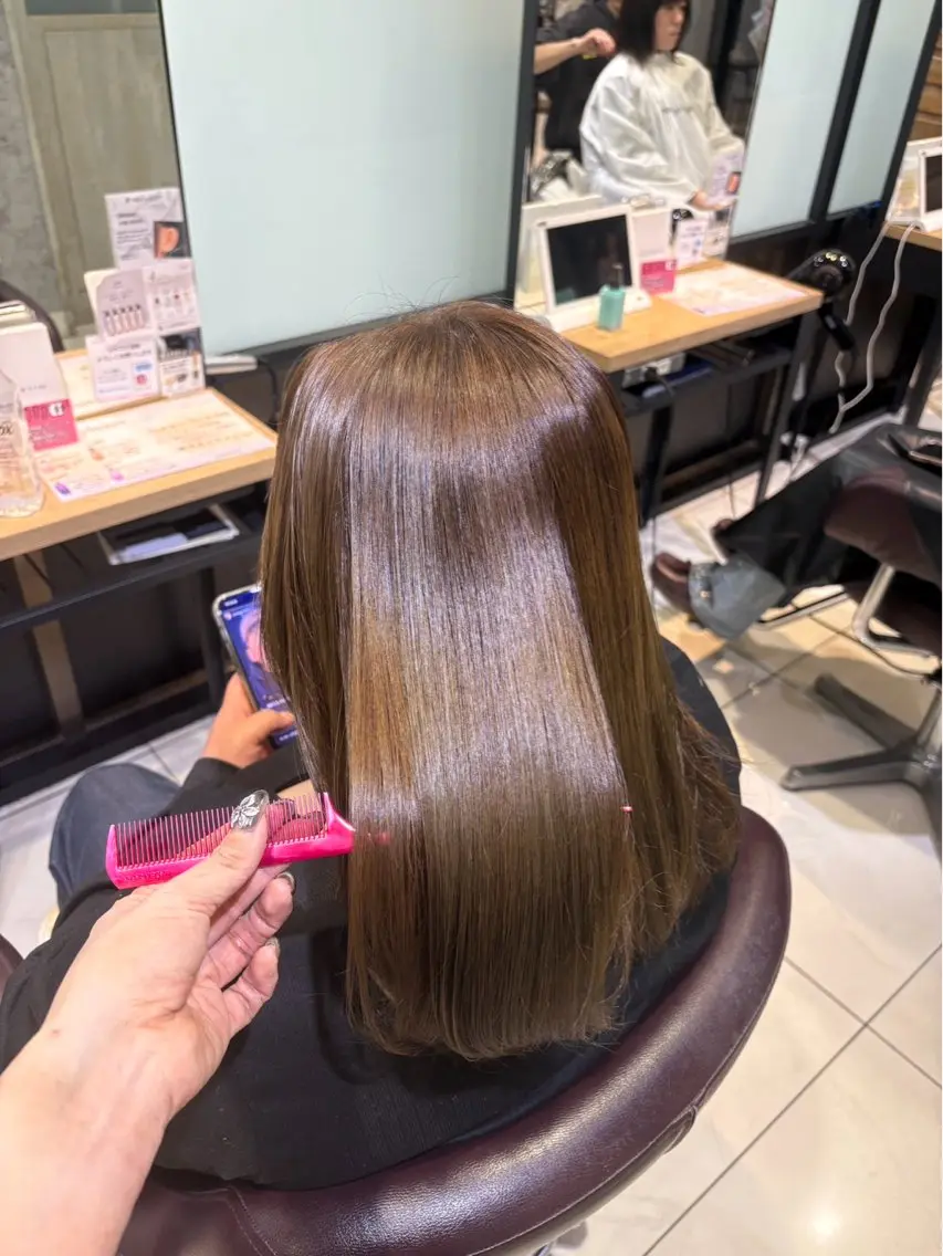 ロング ヘアカラー トリートメント 🫧似合わせ艶カラー /平山🫧のヘアスタイル