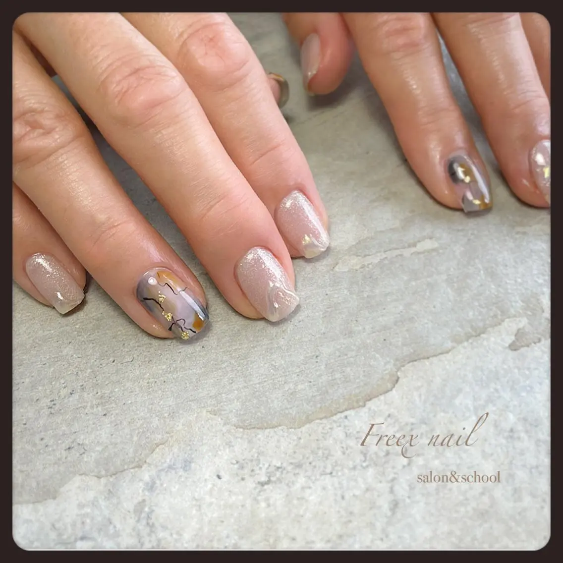 ネイル ニュアンスネイル ハンドネイル ハンドケア freex nail /ニュアンス/個性派のネイルデザイン